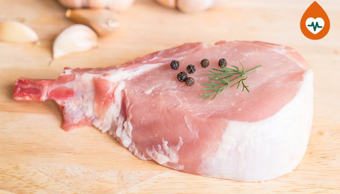 La OMS considera a la carne de cerdo como una carne blanca por su bajo contenido graso